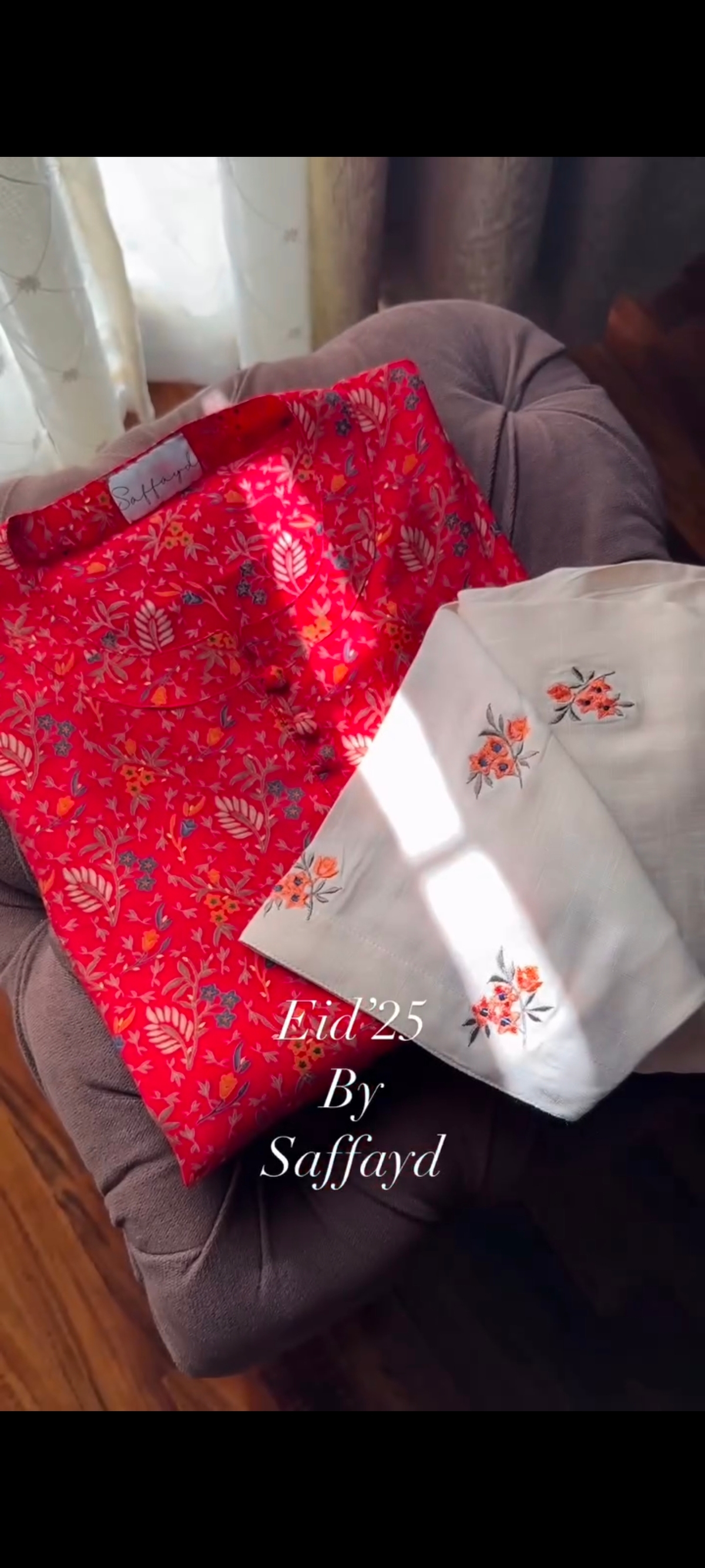 Red DP Floral Print Code: FH 20