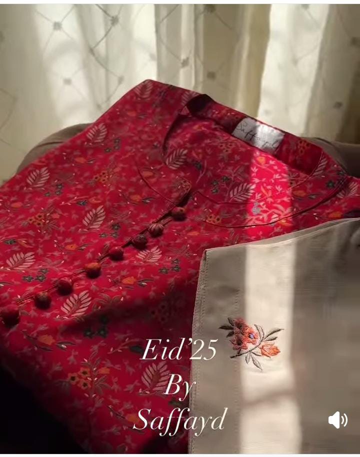 Red DP Floral Print Code: FH 20_img_1